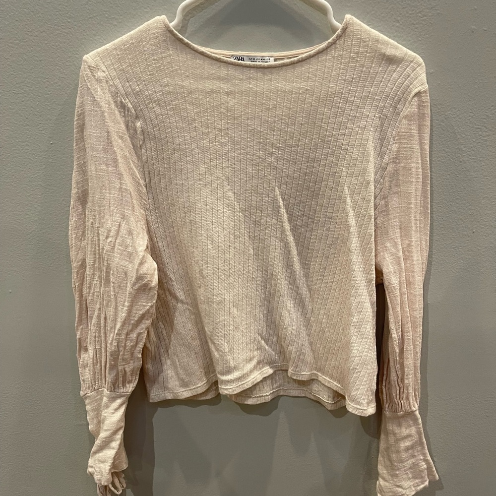 Womens Zara Ribbed Shirt